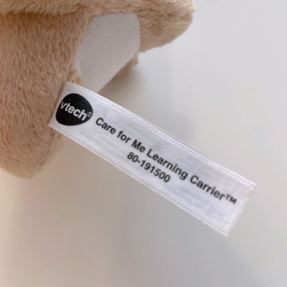 Plush Dog Toy with Pink Collar - Picture 5 of 5